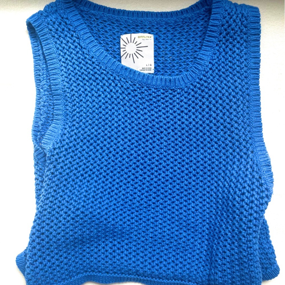 Aerie blue tank top